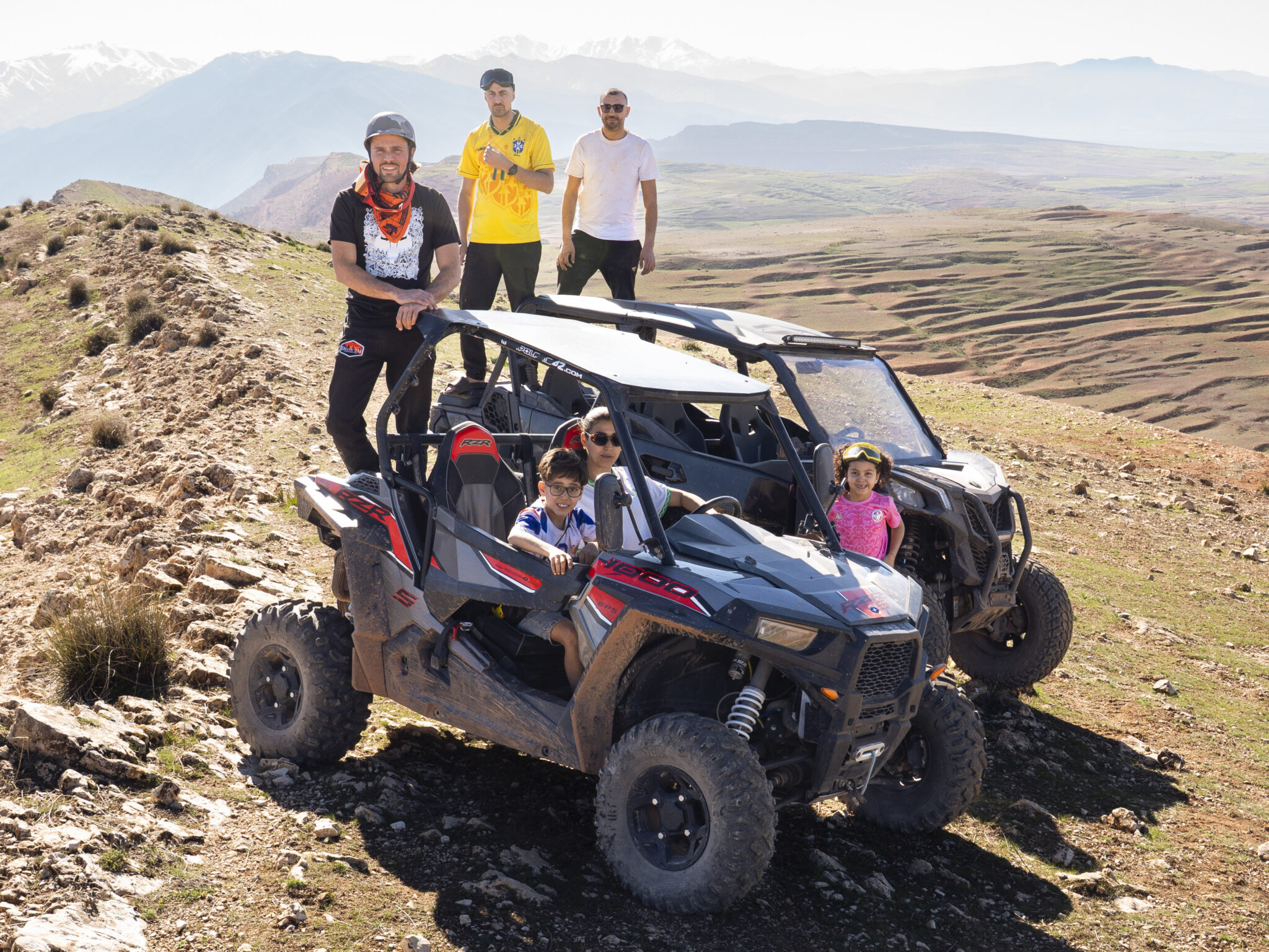 buggy dans l’atlas marocain désert